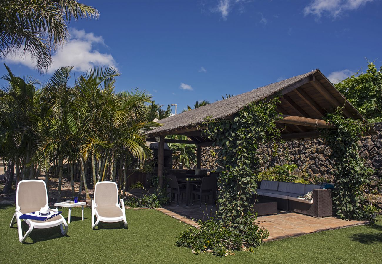 Ferienwohnung in La Matanza de Acentejo - Apartamento en Tenerife jardín privado