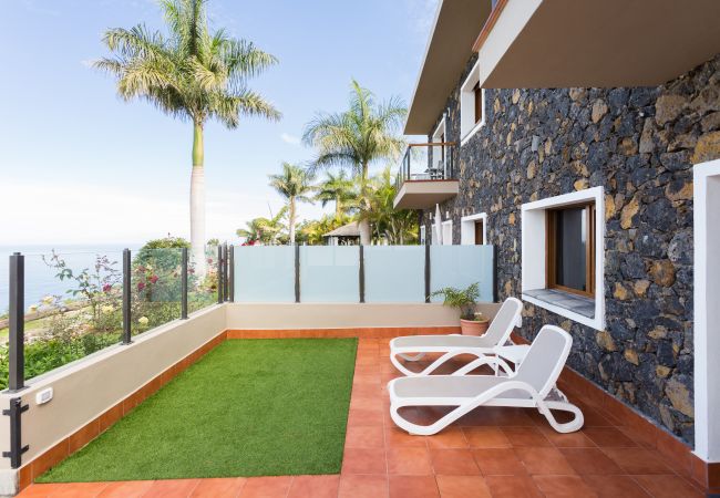 Terrace apartment north coast of tenerife sea view